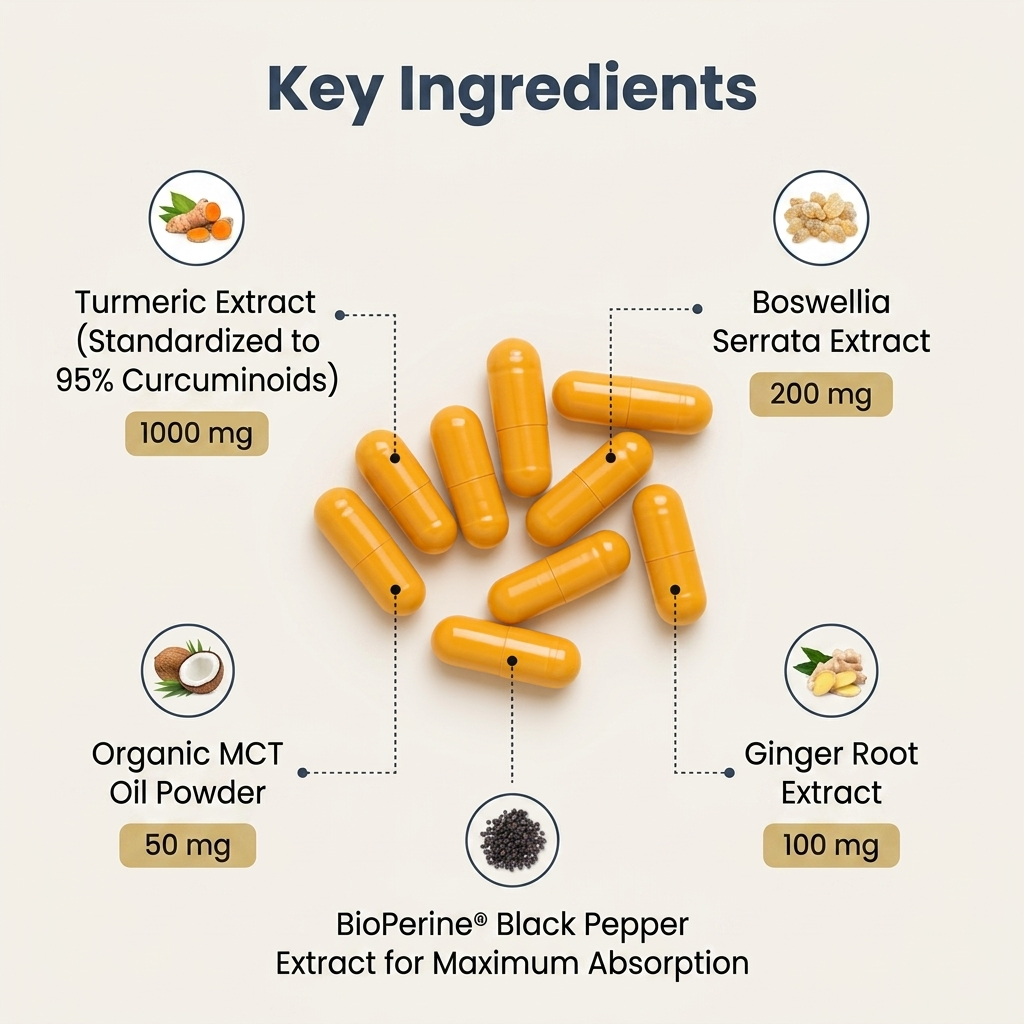 Norvia Health - Curcumine de Curcuma 95