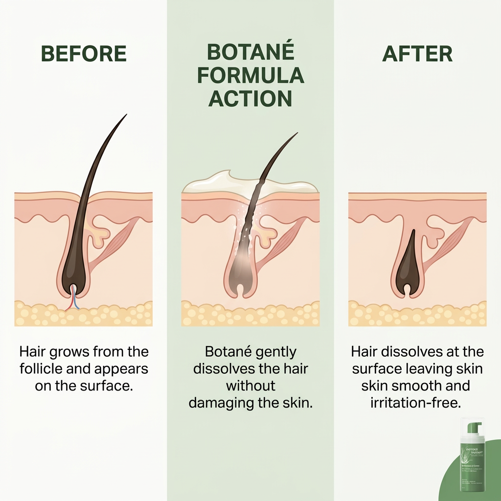 Botané Femme – Crème Épilatoire Visage